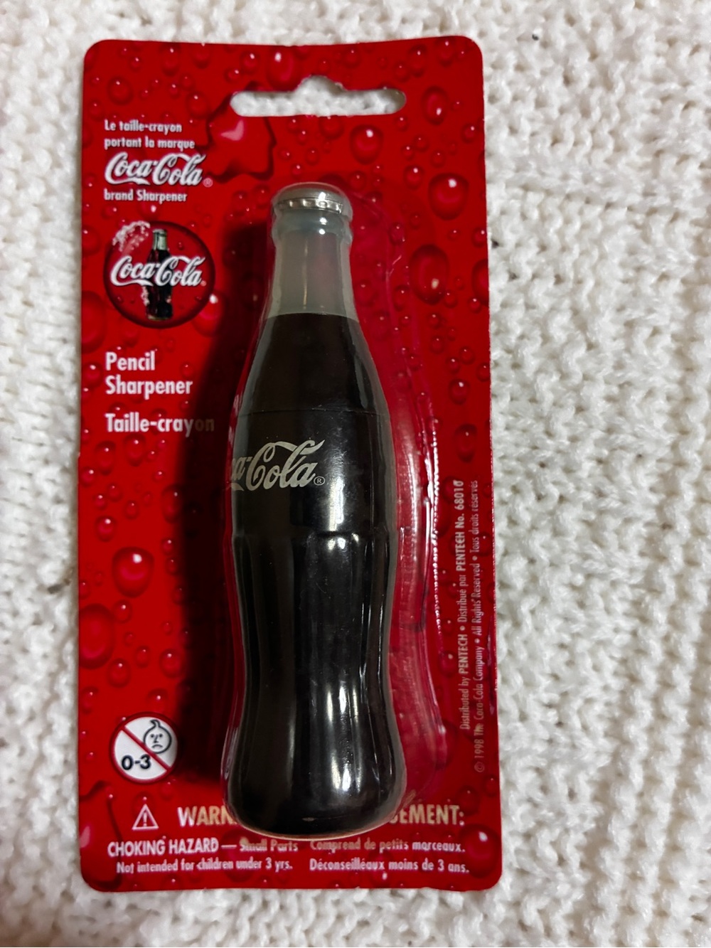 Coca Cola Black Bottle Pencil Sharpener New